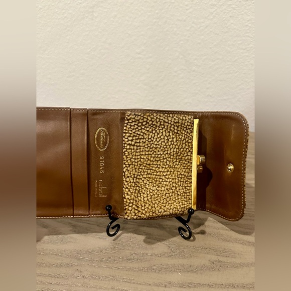 Borbonese Trifold Kiss Lock Wallet EUC - Picture 4 of 9